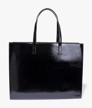 Crikon east west crinkle shopper in black