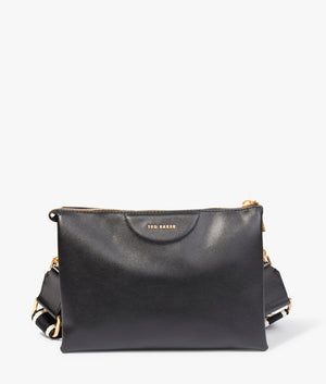 Esille webbing crossbody bag in black