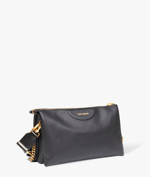 Esille webbing crossbody bag in black