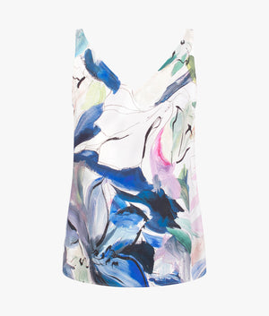 Hariyat v neck cami in white