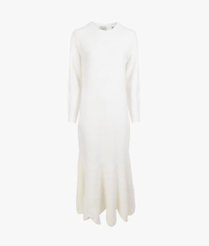 Jolamay flippy midi sweater dress in ivory