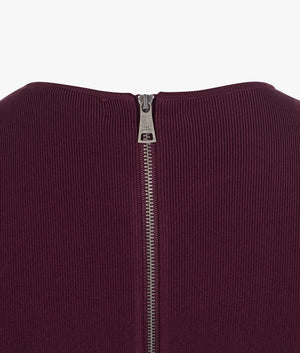 Ted Baker | Samalee knitted midi dress in dark red | EQVVS Womens Ted Baker | Samalee knitted midi dress in dark red | EQVVS Womens