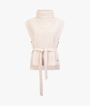 Ted Baker Malissr oversized funnel neck jumper in camel EQVVS Womens