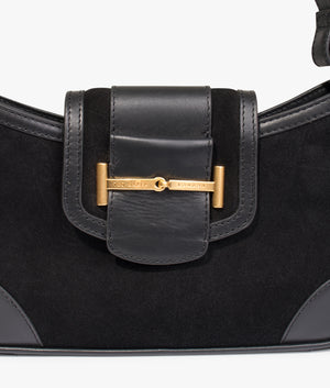 Edalani equestrian shoulder bag in black