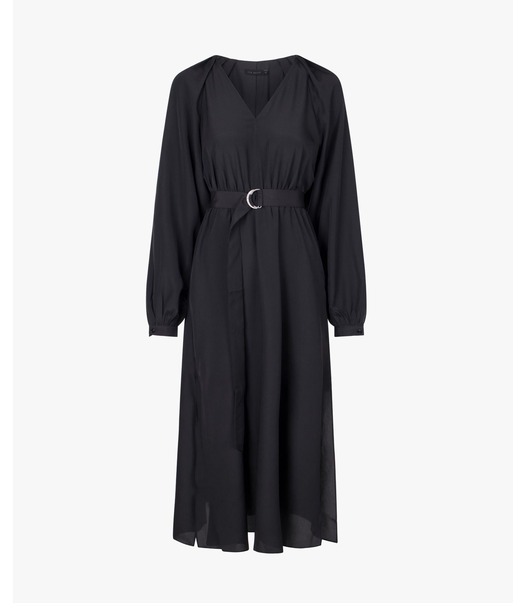 Robe Chemisier Ted Baker Comus - Rose, Taille 4, Midi, Col Froncé, Neuve Avec étiquette