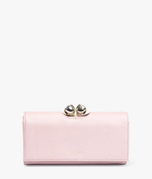 Rosyela large bobble purse in pale pink