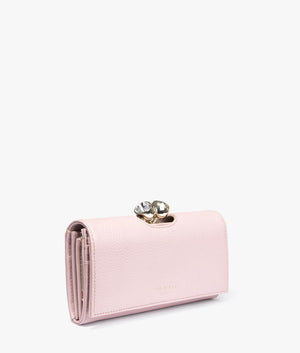 Rosyela large bobble purse in pale pink