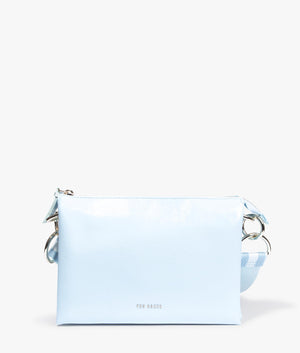 Darceyy branded webbing cross body in pale blue