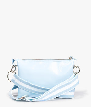 Darceyy branded webbing cross body in pale blue