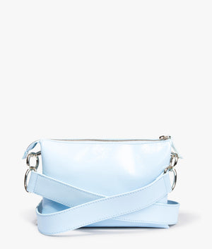 Darceyy branded webbing cross body in pale blue