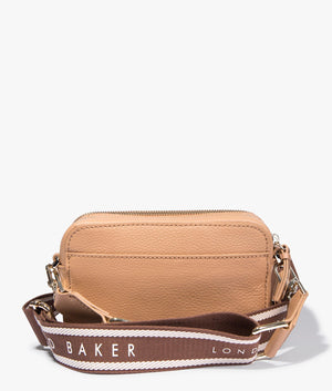 Stunna mini webbing crossbody in camel