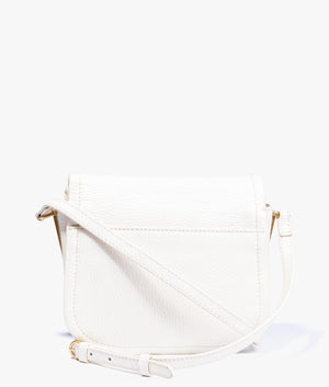 Imilda lock detail crossbody in ivory by Ted Baker. EQVVS WOMEN Back Angle shot.