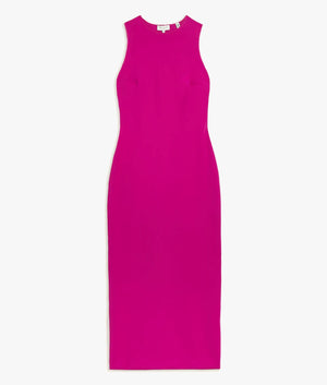 Esthaa scuba bodycon dress in purple