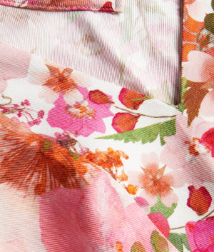 Sorapia printed V neck cami in pink