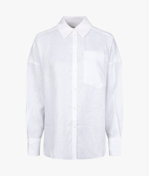 Toloca oversized shirt in white