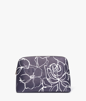 Aliumi linear rose large washbag in navy