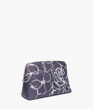 Aliumi linear rose large washbag in navy