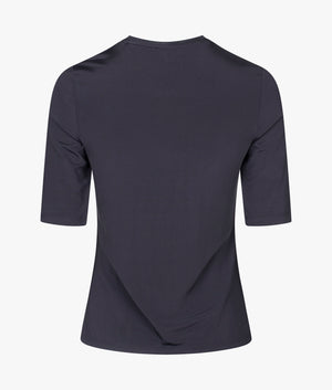 Floene printed skinny fit quarter sleeve tee shirt