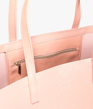 Crikon east west crinkle shopper in light pink