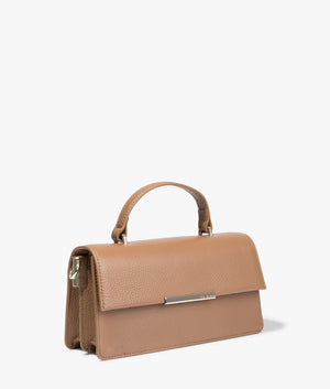 Ted Baker Rosly bar detailed tote in brown EQVVS Womens