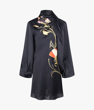 Ted Baker | Molma floral deatil dress in black