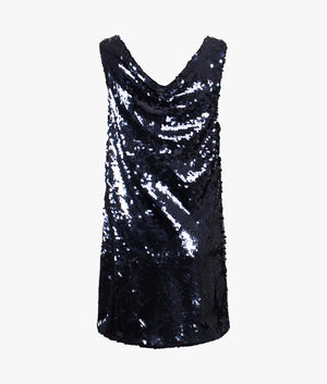 Ted Baker | Sialla sequin dress in navy | EQVVS Womens Ted Baker | Sialla sequin dress in navy | EQVVS Womens