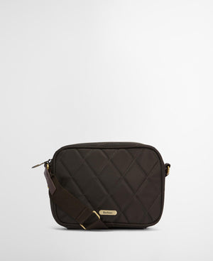 Quilted crossbody in olive