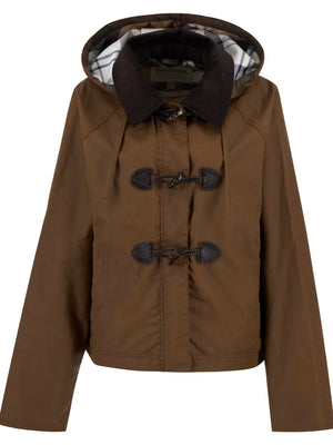 Myra wax jacket in bark