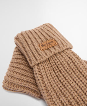 Saltburn knitted glove in mink