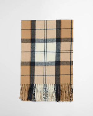 Hailes tartan scarf in hessian