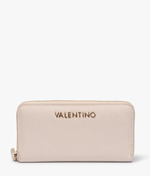 Divina zip around purse in beige