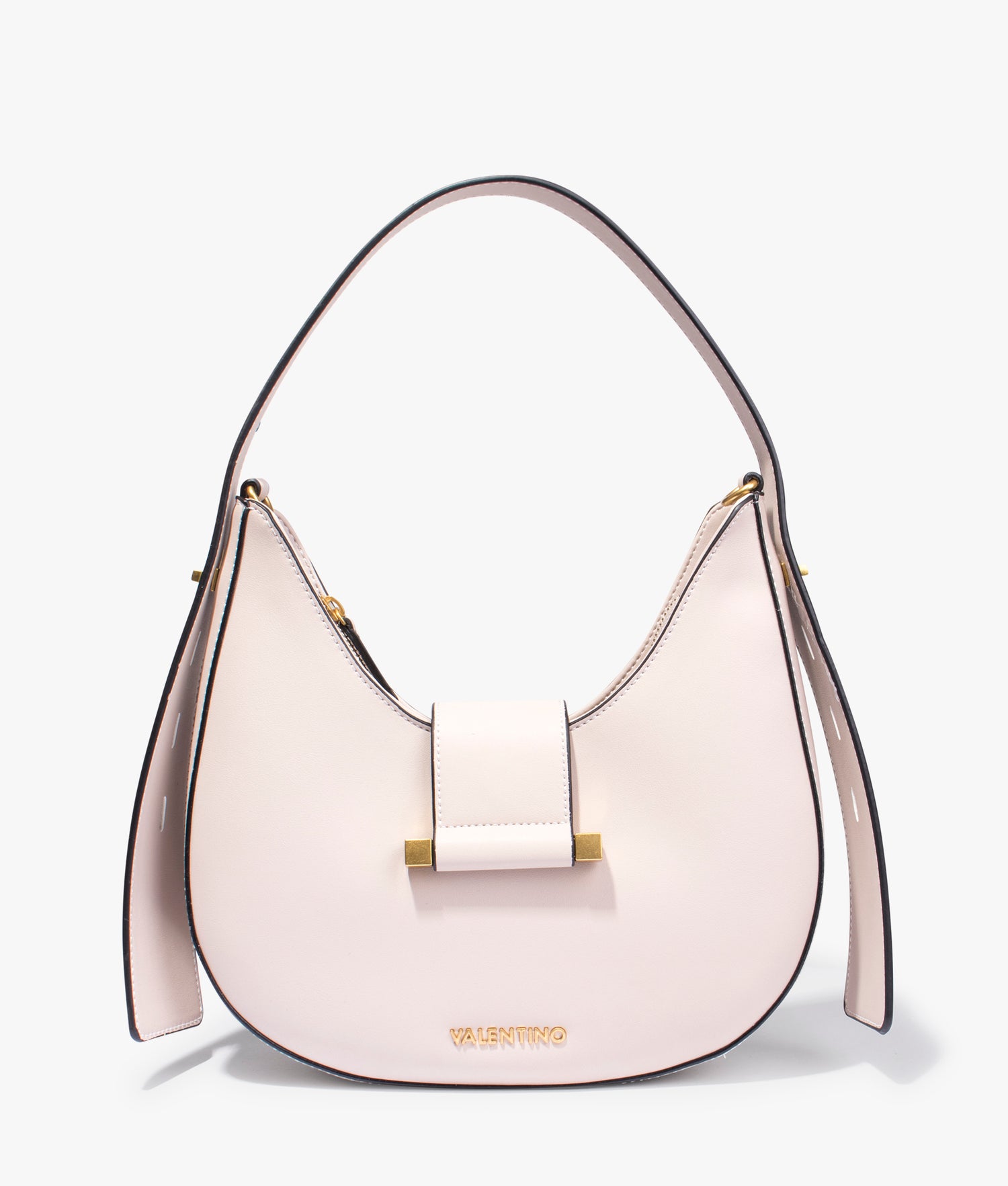 Sac à épaule VALENTINO Frosty Re Shopping Bag - Couleur Ecru (beige) - Neuf étiqueté - Made In Italy