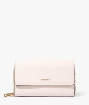 Catalunya wallet with strap in ecru