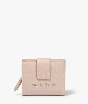 Alexia small zip purse in ecru