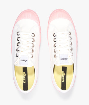 Star master colour sole in white & pink
