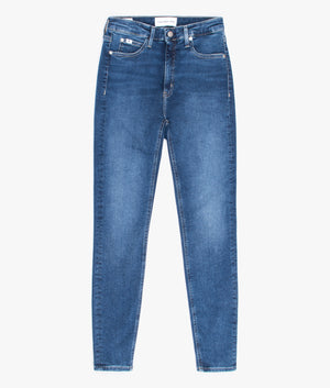High rise super skinny jean in dark denim