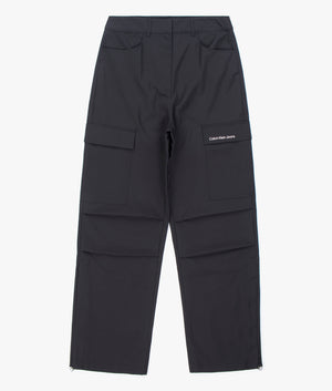 Loose cargo pant in black