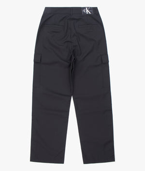 Loose cargo pant in black