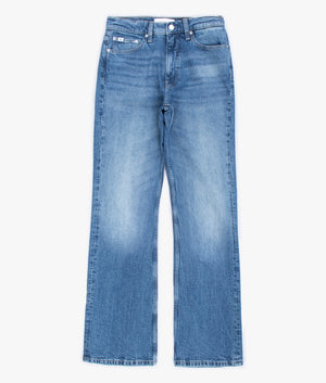 Authentic bootcut jean in medium denim