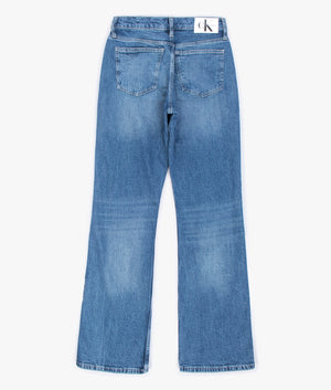 Authentic bootcut jean in medium denim