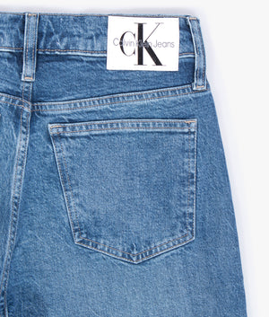 Authentic bootcut jean in medium denim