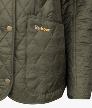 Annandale quilted jacket in olive