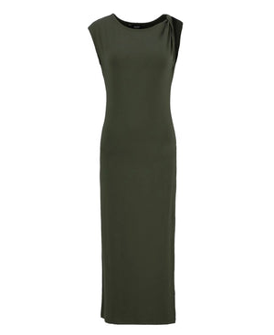 Barbour | Felicity midi dress in envy | EQVVS Womens Barbour | Felicity midi dress in envy | EQVVS Womens