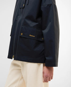 Cecile showerproof jacket in dark navy