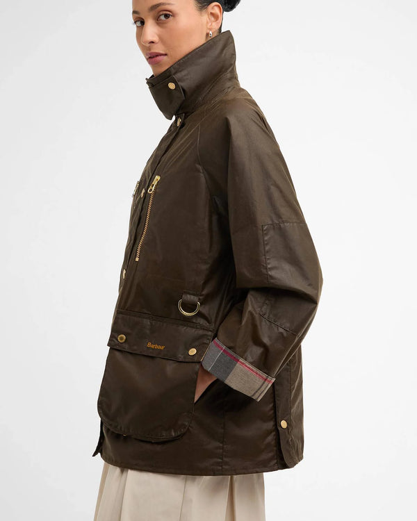 Barbour | Argill wax jacket in beech and dress tartan | EQVVS Womens