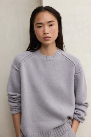 Mocan knit in soft violet