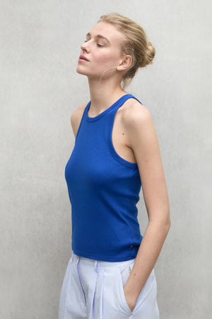Arlesalf tee shirt in sapphire blue