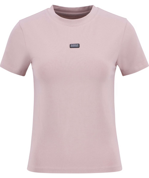 Imogen tee shirt in pale mauve