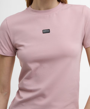 Imogen tee shirt in pale mauve