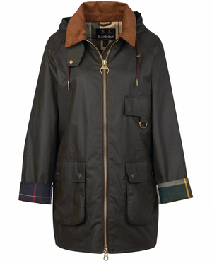 Highclere wax jacket in olive